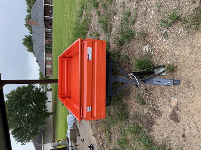 DT4X8 dump trailer customer photo