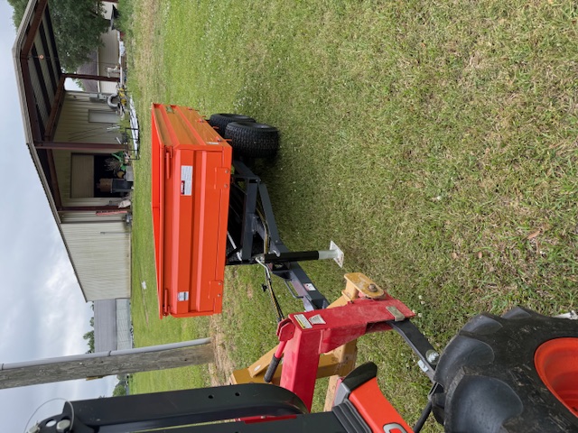 DT4X8 dump trailer customer photo