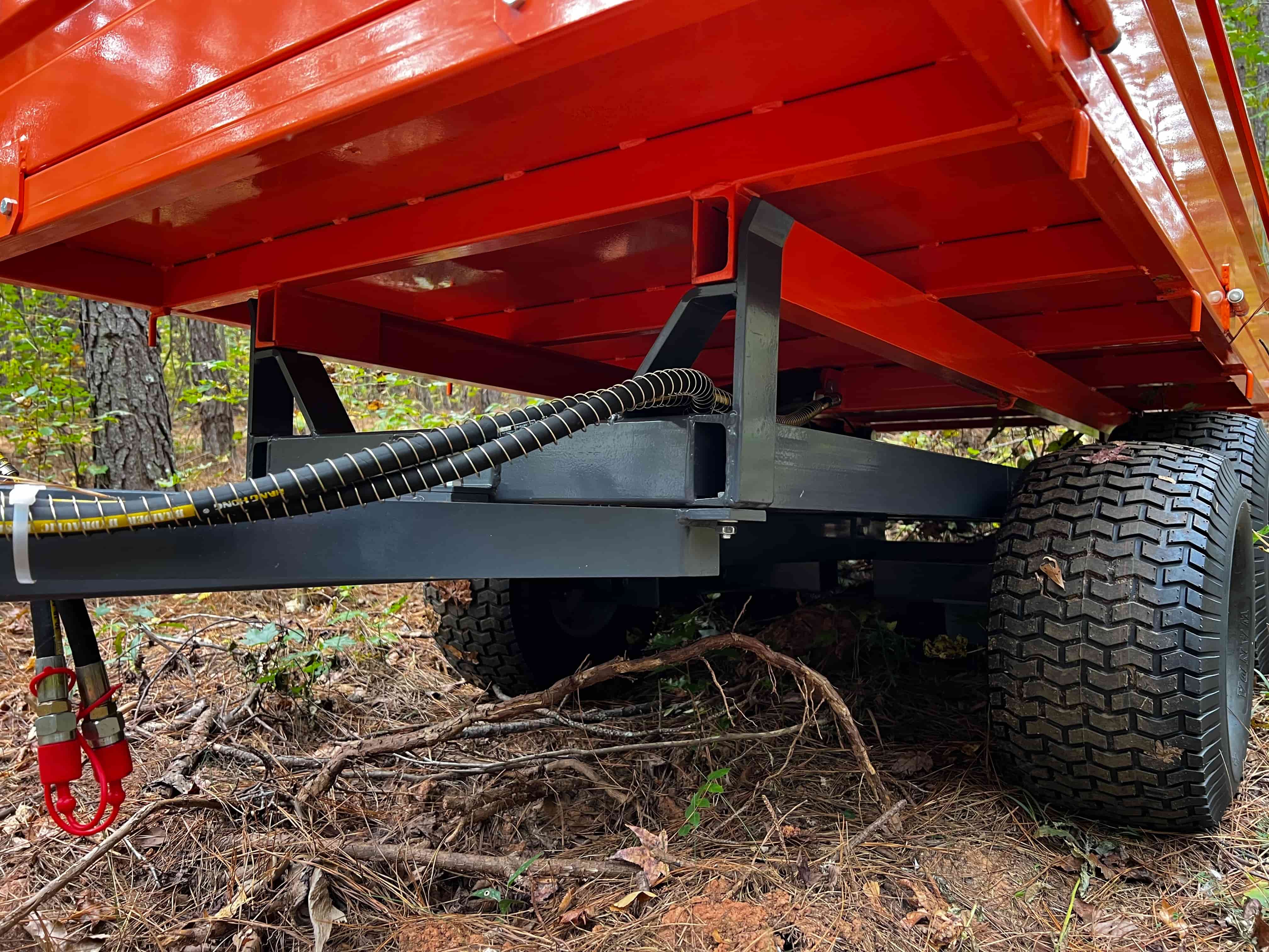 DT4X8 dump trailer customer photo